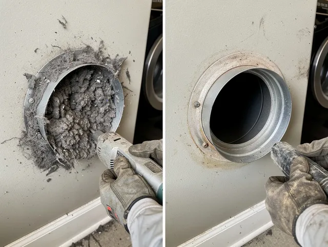 Professional clogged vent cleaning by Wrentham Dryer Vent Cleaning in Wrentham